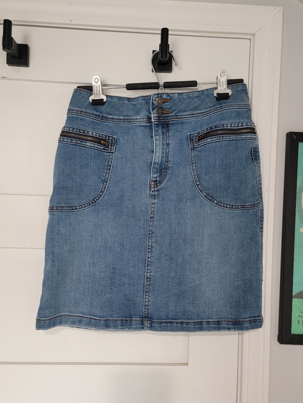 PrAna Denim Skirt, Size 8